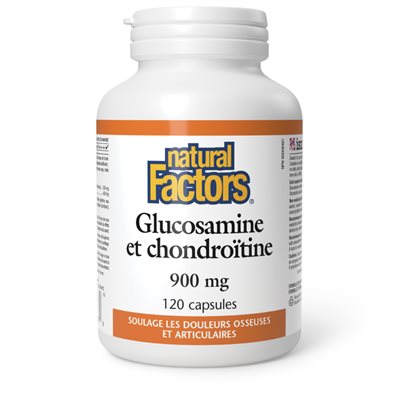 Natural Factors Glucosamine & Chondroitin Sulfate 900 Mg 120 Capsules