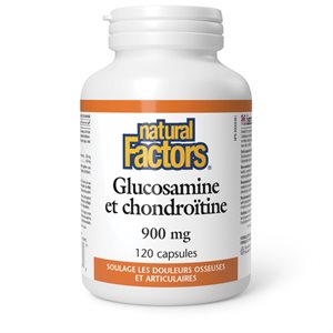 Natural Factors Glucosamine Et Chondroïtine 900 Mg 120 Capsules