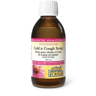 Natural Factors Cold & Cough Syrup 150 Ml Liquid Natural Factors Cold & Cough Syrup 150 Ml Liquid
