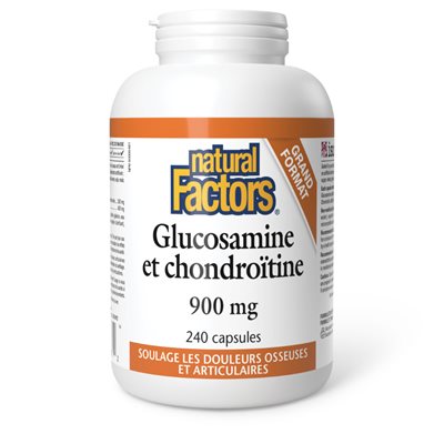Natural Factors Glucosamine & Chondroitin Sulfate 900 Mg 240 Capsules Natural Factors Glucosamine & Chondroitin Sulfate 900 Mg 240 Capsules