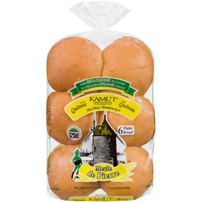 Kamut Pain Biologique au Levain avec Quinoa 6 Pains Kamut Pain Biologique au Levain avec Quinoa 6 Pains