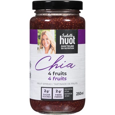 Isabelle Huot 4 Fruits Chia Jam 250Ml 