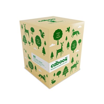 CABOO PAPIER MOUCHOIR CUBE 60ct CABOO PAPIER MOUCHOIR CUBE 60ct
