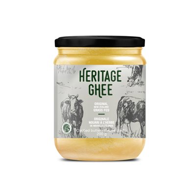 Heritage Ghee- Grassfed Clarified Butter 200g Heritage Ghee- Grassfed Clarified Butter 200g
