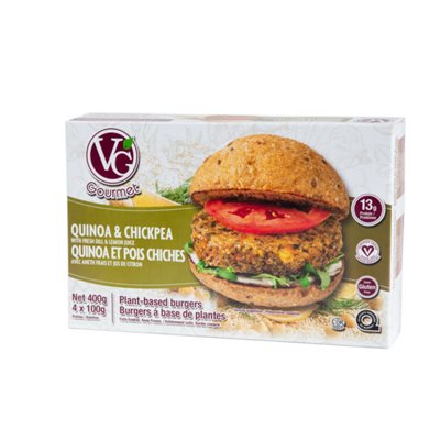 VG Gourmet Burger Veganique Quinoa Pois Chiche VG Gourmet Burger Veganique Quinoa Pois Chiche