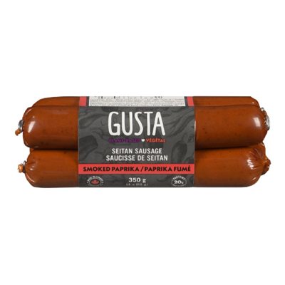Gusta Saucisse de Blé Végane Paprika Fumé Gusta Saucisse de Blé Végane Paprika Fumé