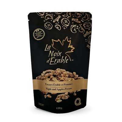 La Noix D'Érable Pacane À L'Érable Et Pomme 150g La Noix D'Érable Pacane À L'Érable Et Pomme 150g
