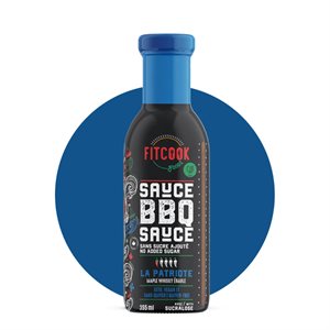 Fit Cook Foods Bbq Sauce Maple Whisky Patriote 355Ml