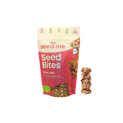 Seed Me Organic Energy Square - Ruby Red 6 x 27g