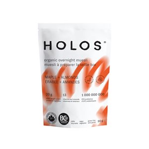 Holos Organic overnight muesli 90G