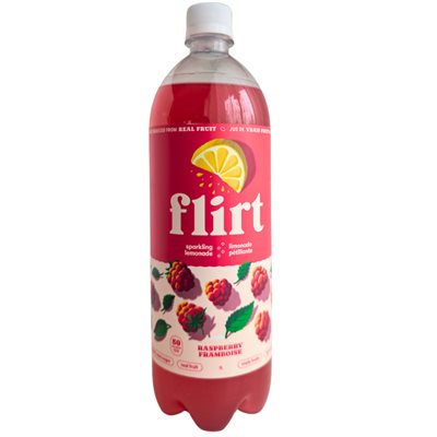 Flirt Drinks Limonade pétillante framboise 1L Flirt Drinks Limonade pétillante framboise 1L