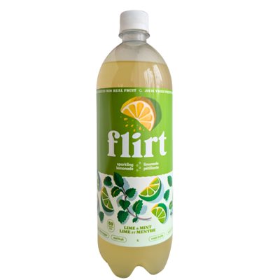 Flirt Drinks Lime Mint Sparkling Lemonade 1L
