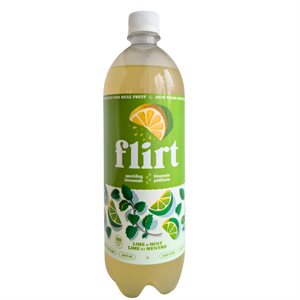 Flirt Drinks Lime Mint Sparkling Lemonade 1L