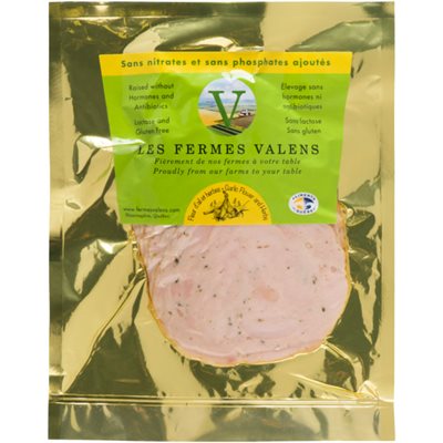 Ferme Valens Poitrine De Dinde Fumée Ail Et Fines Herbes Ferme Valens Poitrine De Dinde Fumée Ail Et Fines Herbes