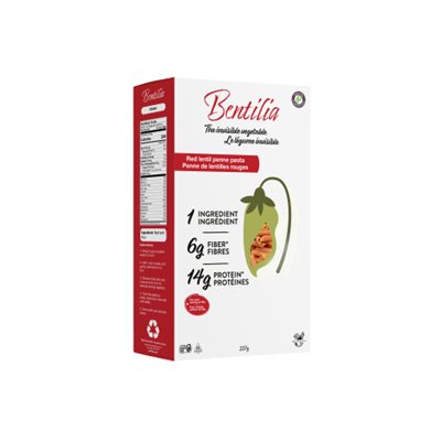 Bentilia Penne Red Lentil 227 g