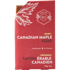 Crate 61 No Grit Canadian Maple Soap Bar 110G