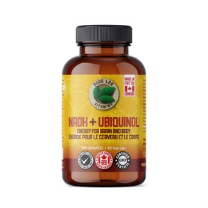 Pure Labs Vitamins Nadh 10Mg + Ubiquinol 40Mg 60 vcaps