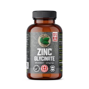 Pure Labs Vitamins Glycinate De Zinc 23Mg 60 Vegi Cap