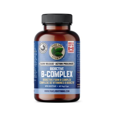 Pure Labs Vitamins Bioactive B Complex - Slow Release 60 Vegi Cap