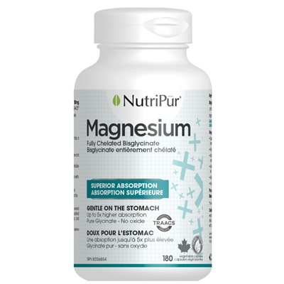 Nutripur Magnesium Bisglycinate 180vcaps