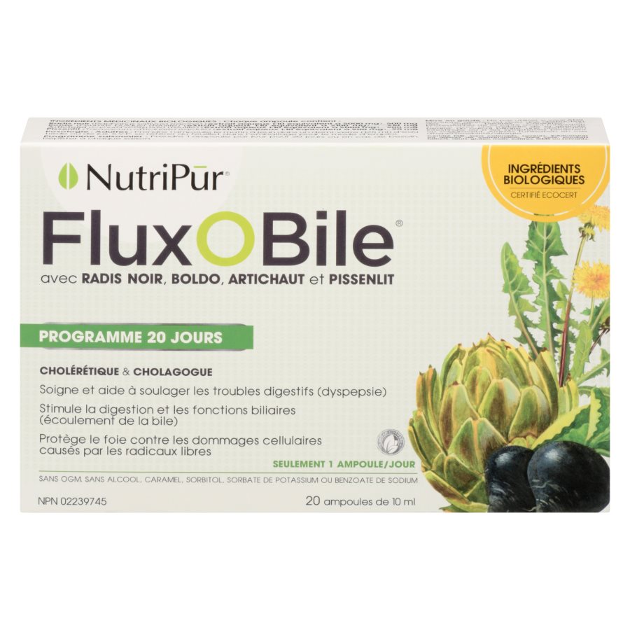 NutriPur Flux O Bile Duo Pack 20 ampoules