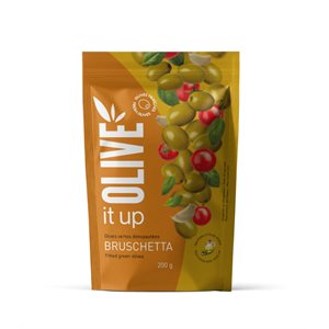 Olive it Up Pitted Green Olives Bruschetta 200g