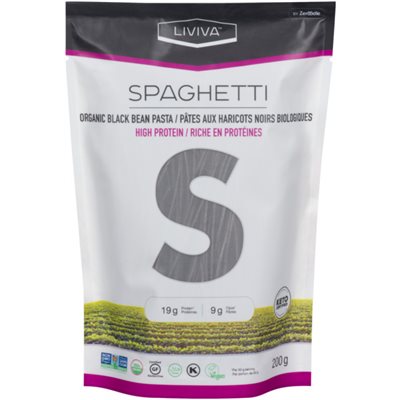 Liviva Spaghetti Haricot Noir Bio Liviva Spaghetti Haricot Noir Bio