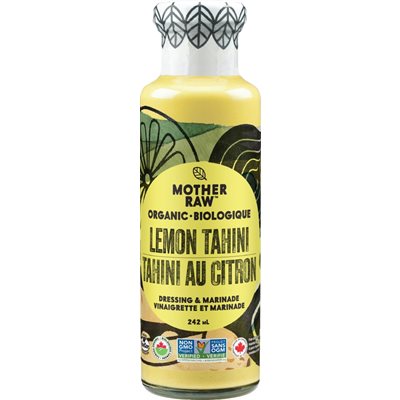 Mother Raw Vinaigrette et marinade tahini au citron Mother Raw Mother Raw Vinaigrette et marinade tahini au citron Mother Raw