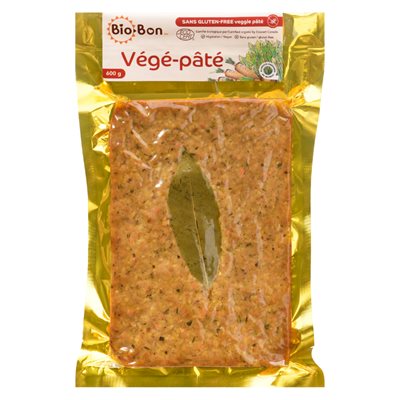BIO BON VÉGÉ PÂTÉ SANS GLUTEN 600G