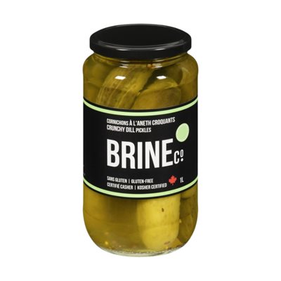 Brine Co Crunchy Dill Pickles 1L