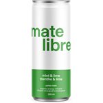 Mate Libre Infusion De Yerba Maté Menthe Lime (Cannette) Bio 330Ml