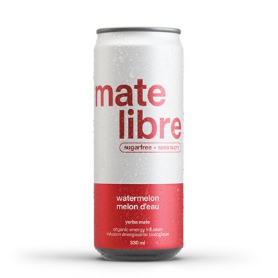 Mate Libre Organic Watermelon Yerba Mate Infusion (Sugar Free) 330Ml
