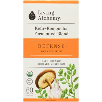 Living Alchemy Mélange Fermenté Kéfir-Kombucha Défense Extrafort 60 Capsules Véganes Living Alchemy Mélange Fermenté Kéfir-Kombucha Défense Extrafort 60 Capsules Véganes