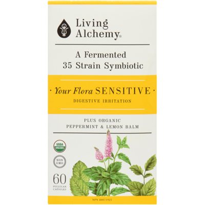 Living Alchemy Votre Flore un Symbiotique Fermenté avec 35 Souches Sensible 60 Capsules de Pullulan Living Alchemy Votre Flore un Symbiotique Fermenté avec 35 Souches Sensible 60 Capsules de Pullulan