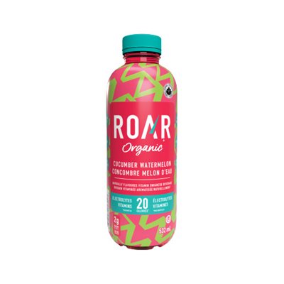 Roar Organic Boisson électrolytique Concombre Melon d'Eau 532 ml Roar Organic Boisson électrolytique Concombre Melon d'Eau 532 ml