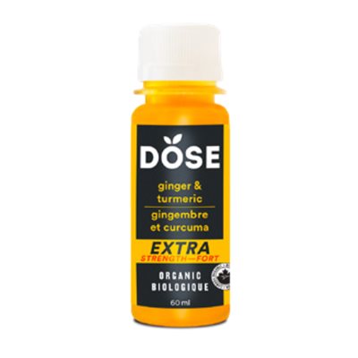 Dose Organic Ginger Trumeric Extra Strength Wellness Shot 60ml