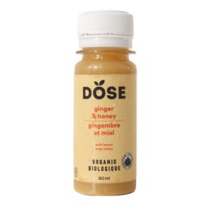 Dose Shot Gingembre Miel Bio 60ml