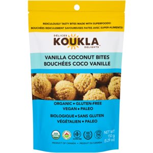Koukla Delights Vanilla Coconut Bites 150 g 