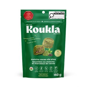 Koukla Delights Matcha Cacao Nib Bites 150 g 