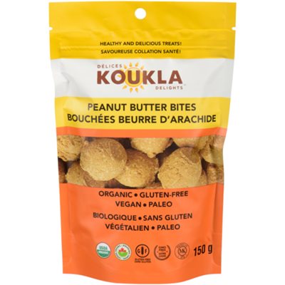 Délices Koukla Bouchées Beurre d'Arachide 150 g Délices Koukla Bouchées Beurre d'Arachide 150 g