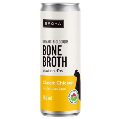BROYA Bouillon d'os de poulet classique bio 250ML BROYA Bouillon d'os de poulet classique bio 250ML