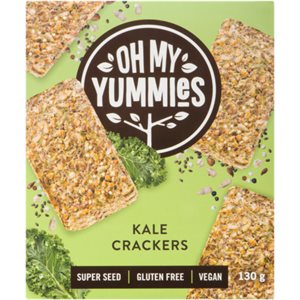 Oh My Yummies Crackers Kale 130 g 