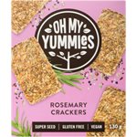 Oh My Yummies Crackers Rosemary 130 g