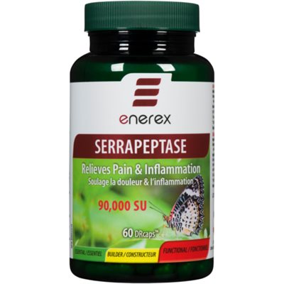 Enerex Serrapeptase 90,000 SU 60 DRcaps Enerex Serrapeptase 90,000 SU 60 DRcaps