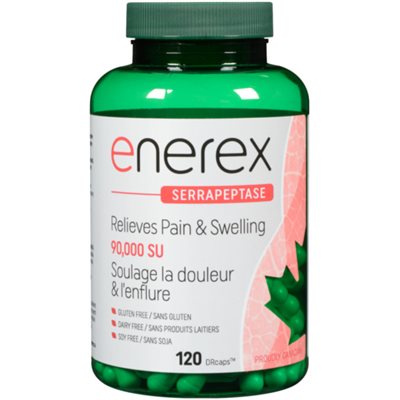 Enerex Serrapeptase 120 DRcaps Enerex Serrapeptase 120 DRcaps