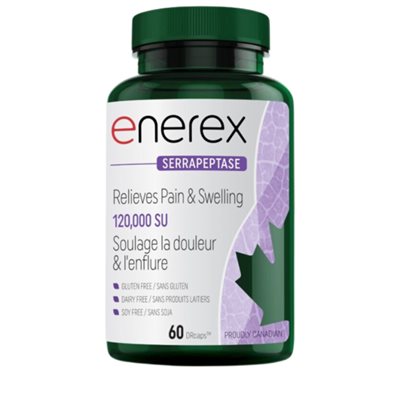 Enerex Serrapeptase 120,000 SU 60 DRcaps Enerex Serrapeptase 120,000 SU 60 DRcaps