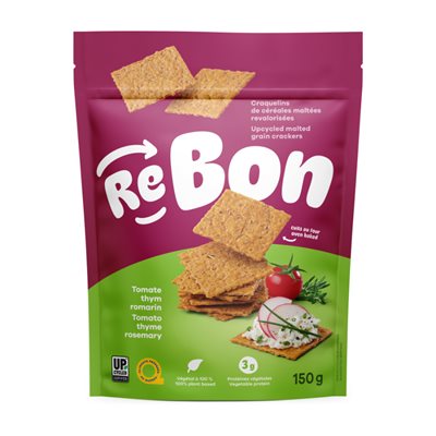 Rebon Craquelins Tomate, Thym et Romarin Rebon Craquelins Tomate, Thym et Romarin
