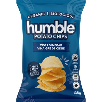 Humble Potato Croustilles bio Sel De Mer Et Vinaigre De Cidre Humble Potato Croustilles bio Sel De Mer Et Vinaigre De Cidre