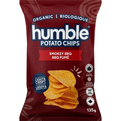 Humble Potato Croustilles bio Bbq Fumé Humble Potato Croustilles bio Bbq Fumé