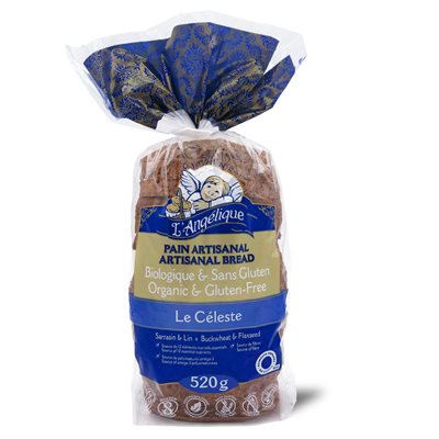 Cuisine L'Angélique Pain Artisanal Le Celeste Bio 520g Cuisine L'Angélique Pain Artisanal Le Celeste Bio 520g